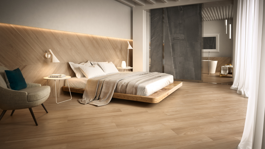 Bedroom Wood Effect Elm Ceramics Tiles