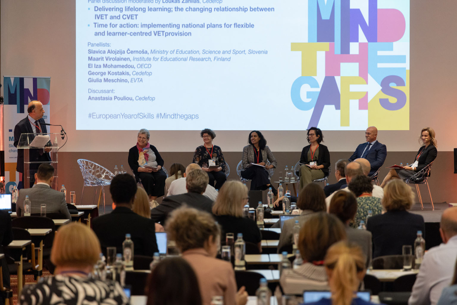 Cedefop Mind the gaps event, speaker, panel