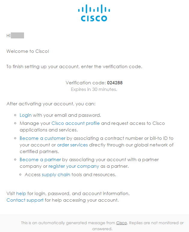 Verification code