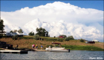 Photo of a dock and boat (photo credit: NOAA) 