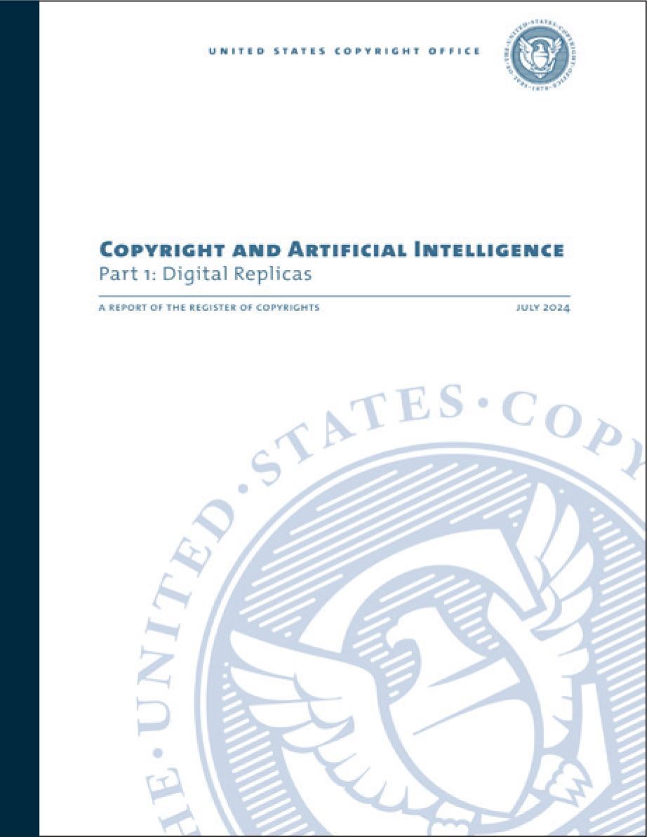 Report on Copyright and Artificial Intelligence