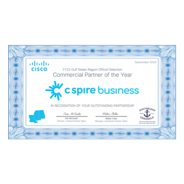 Cisco Enterprise Networking Partner of the Year for FY21 Gulf States Region