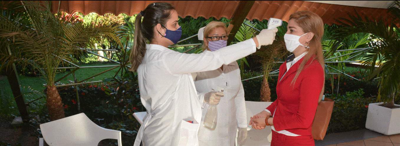 Health Protocol. Rancho Luna Hotel. Cienfuegos. Cuba Travel