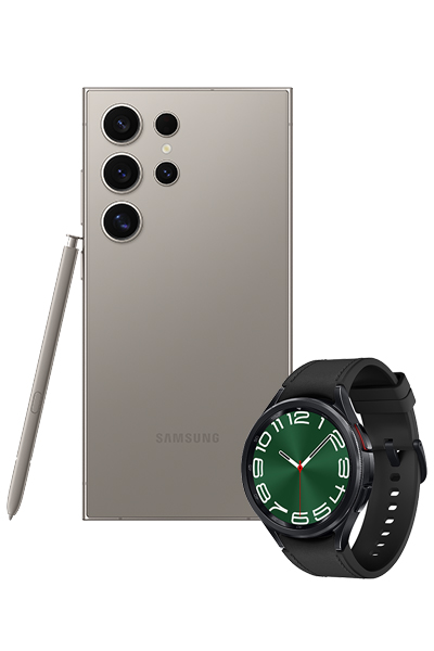 Samsung Galaxy S24 Ultra +Watch 6 Clas 47mm Black LTE 