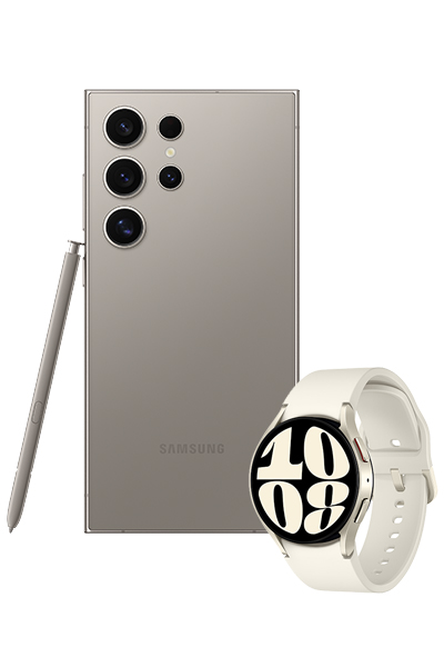 Samsung Galaxy S24 Ultra +Watch 6 40mm Gold  LTE 