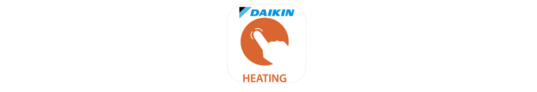 رمز التطبيق Daikin online controller heating