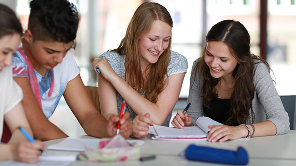 Schüler machen Hausaufgaben | Quelle: © Christian Schwier / Adobe Stock