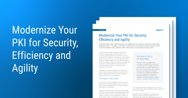 PKI Modernization white paper promo