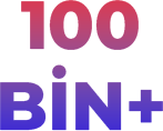 100bin kullanıcı