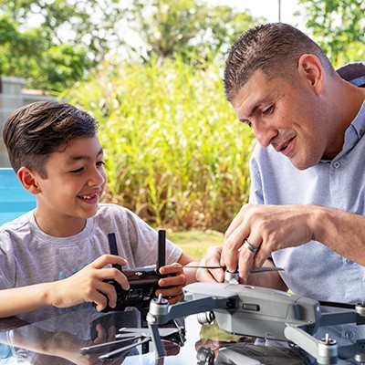 Electronics including drones