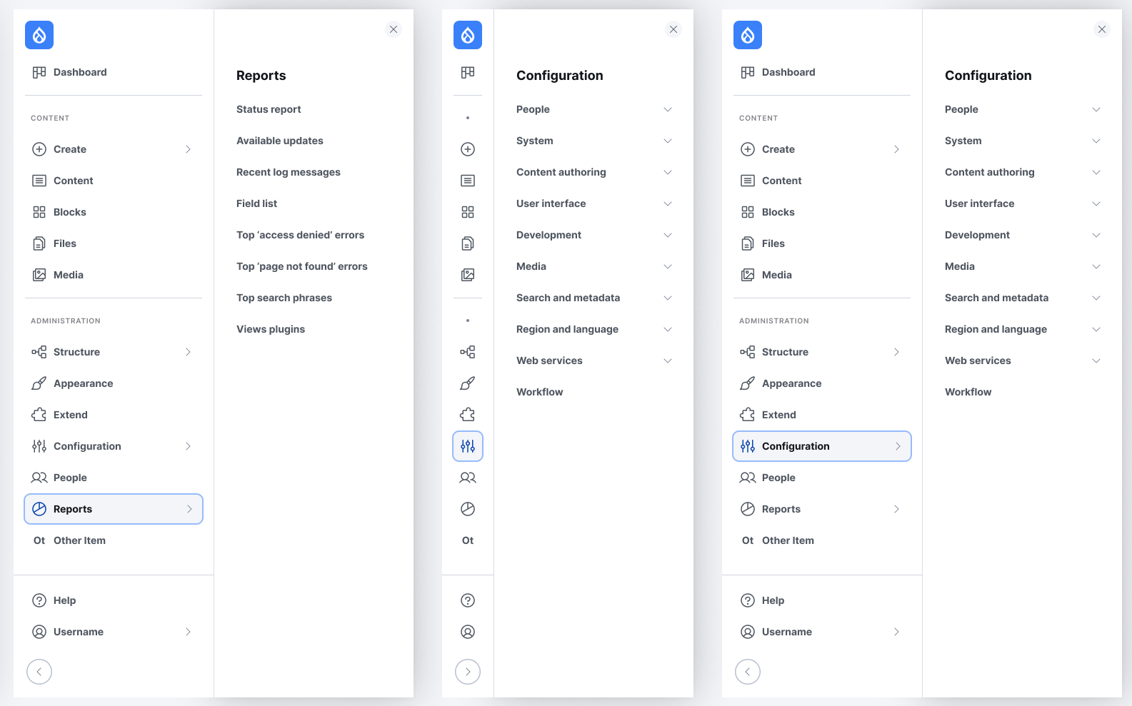 New navigation designs