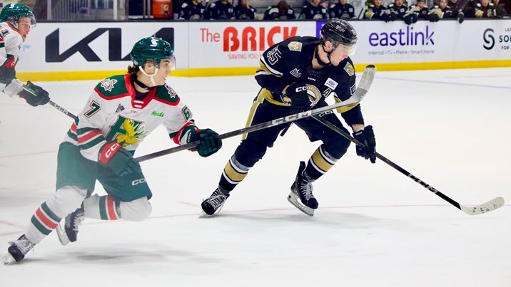 QMJHL players on the ice