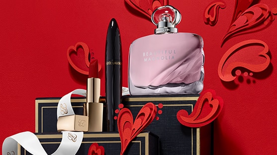 photo of estee lauder galentines day beauty gifts