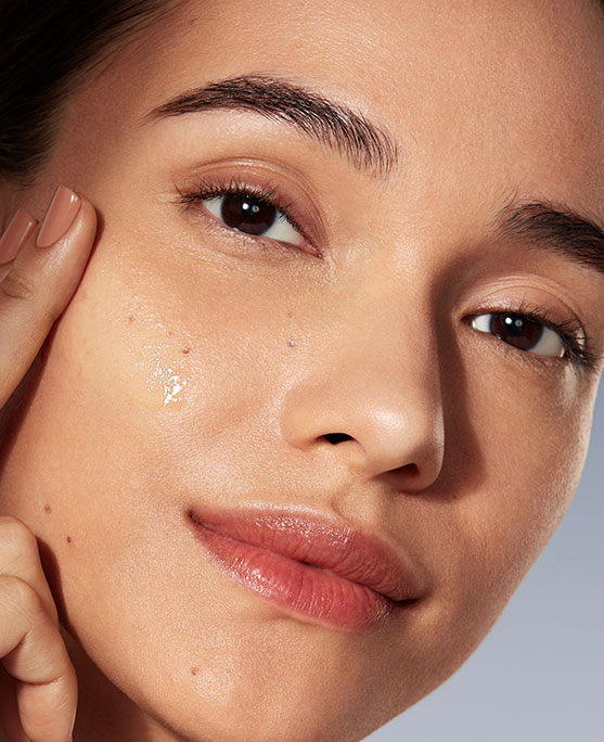 photo of woman with sensitive skin