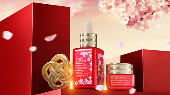 photo of Estee Lauder products in limited-edition Lunar New Year packaging 