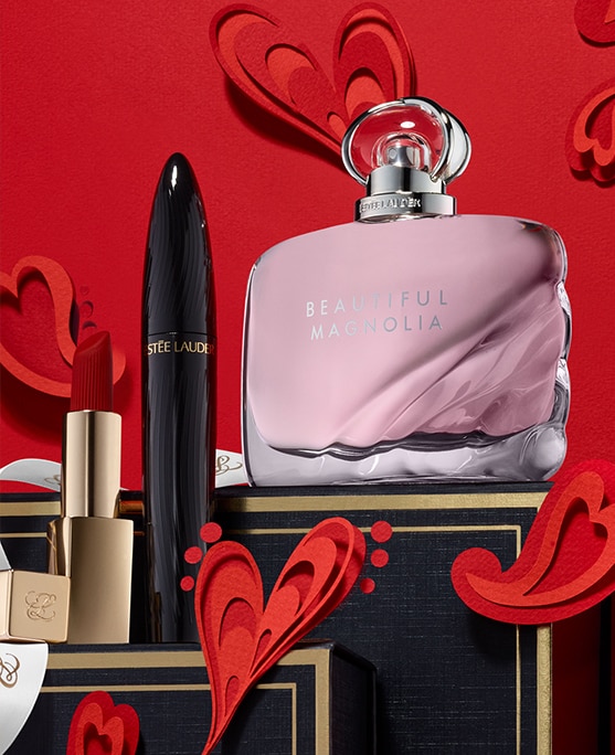 photo of estee lauder galentines day beauty gifts