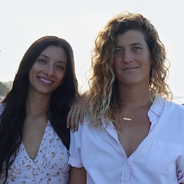 image of Isabelle Delfosse and Catalina Chacon of VV Visionaries program