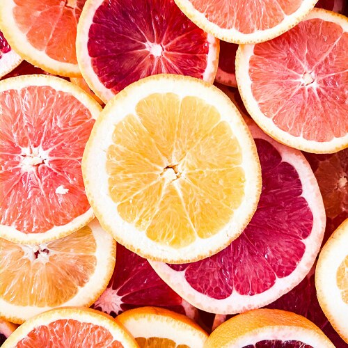 Cut Citrus Fruit