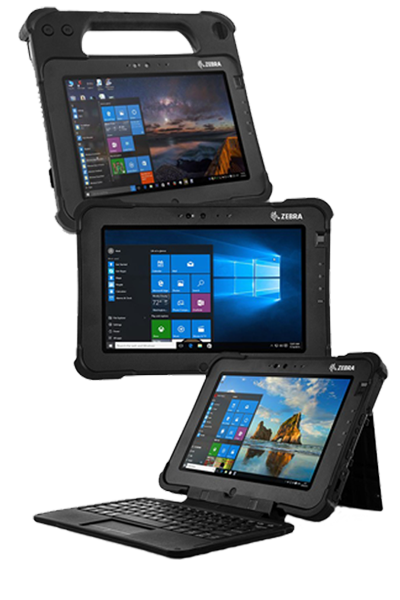 Zebra L10 Series Windows Rugged Tablets