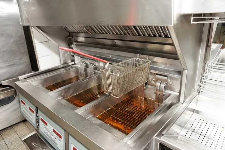 Large commercial fryer