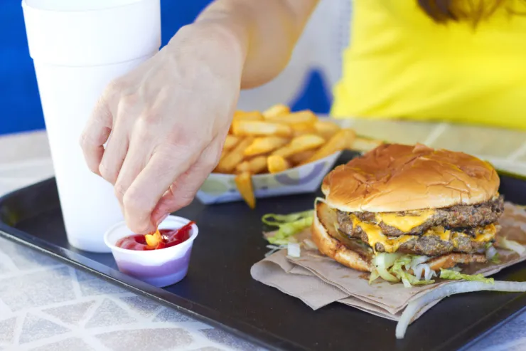 Restaurant epos system burger