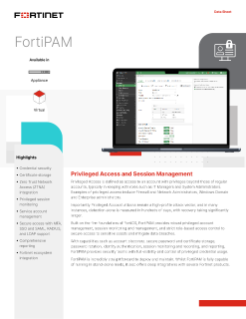 FortiPAM Data Sheet