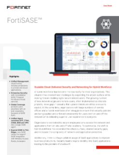 FortiSASE Data Sheet