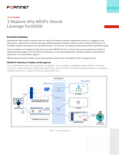 3 Reasons Why MSSPs Should Leverage FortiSASE