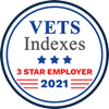 Vet Indexes 3 Star Employer 2021