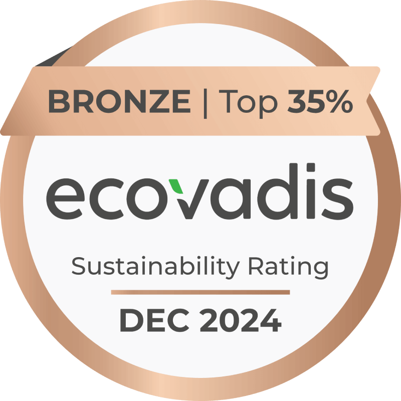 Silver 2023 Ecovadis Sustainability Ratingバッジ