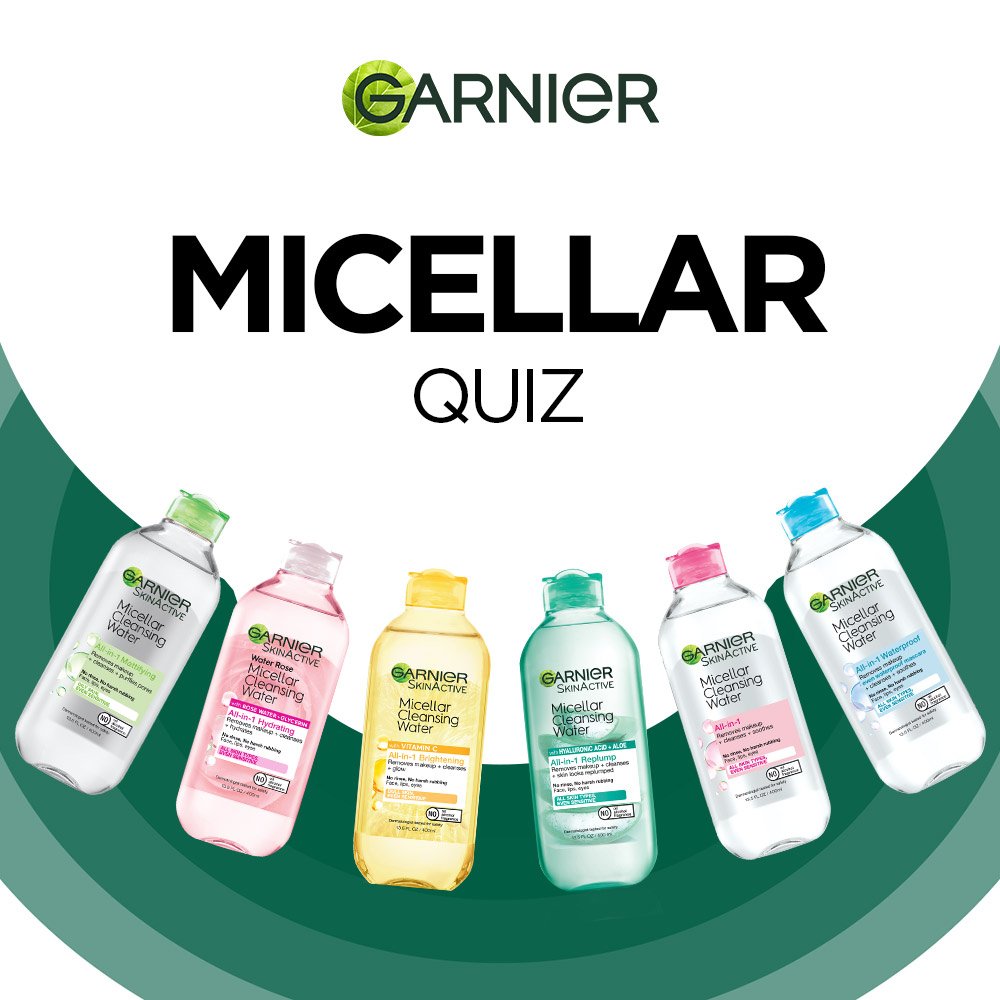 Garnier Micellar Cleansing Water Finder Quiz 