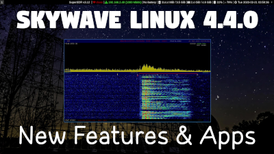 Skywave Linux 4.4 - i3 and SDRs Galore