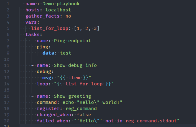 Syntax highlighting