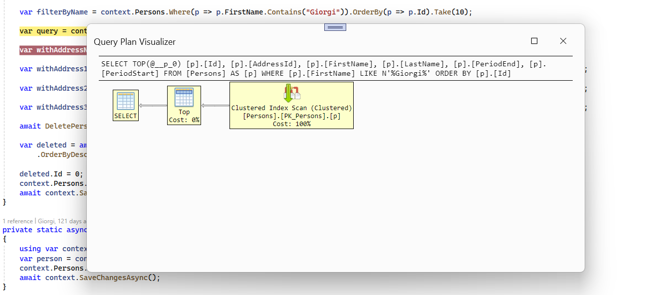 Sql Server Plan