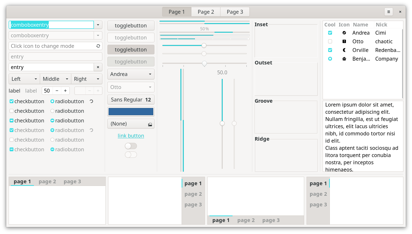 Adwaita-cyan, gtk3