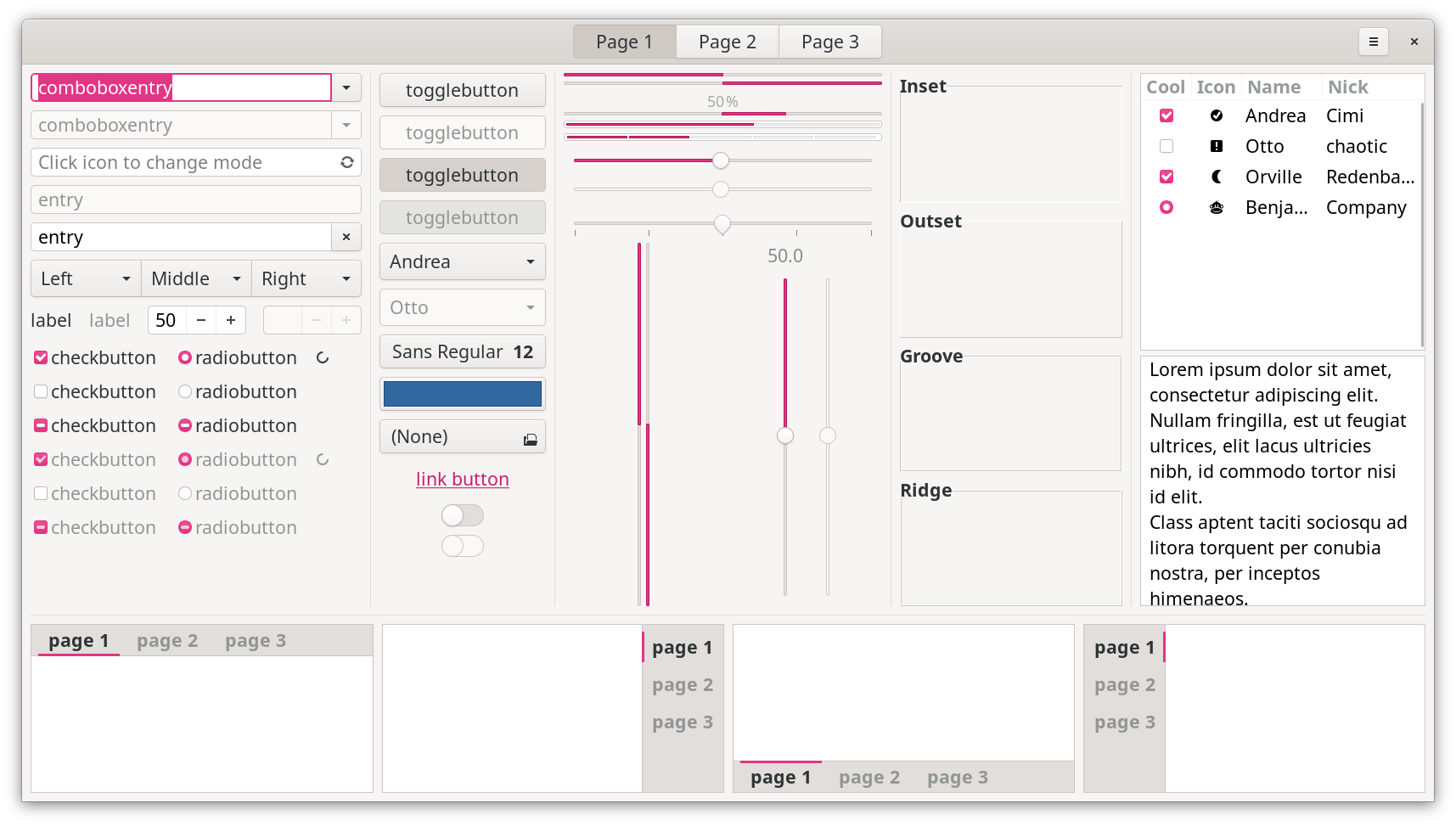 Adwaita-pink, gtk3