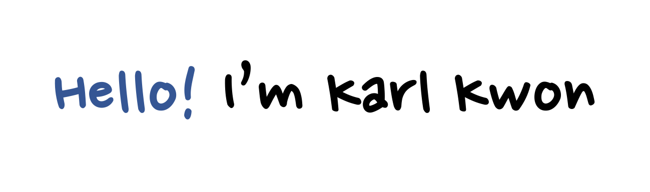 Hello, I'm Karl. I do open source!