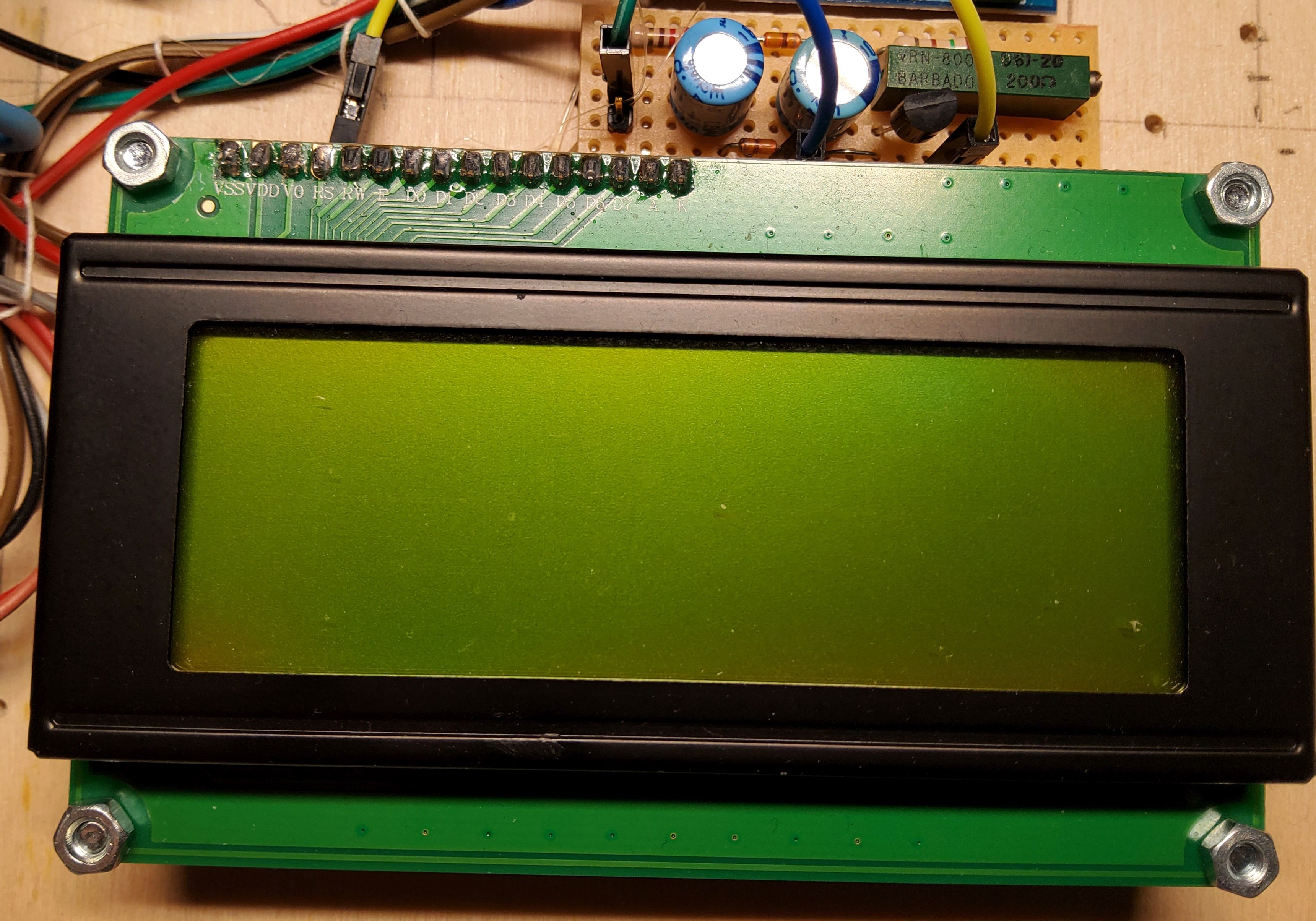 display and contrast voltage