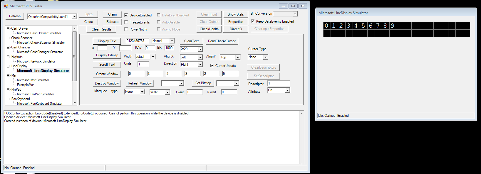 Microsoft POS Tester