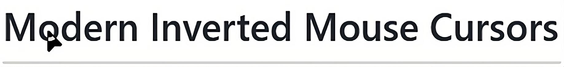 Modern Inverted Mouse Cursors for Windows