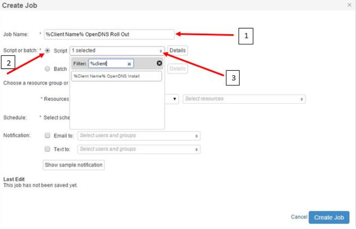 Scripts -> Third Party Applications