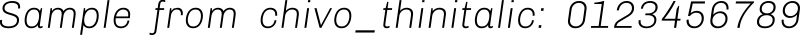 chivo_thinitalic