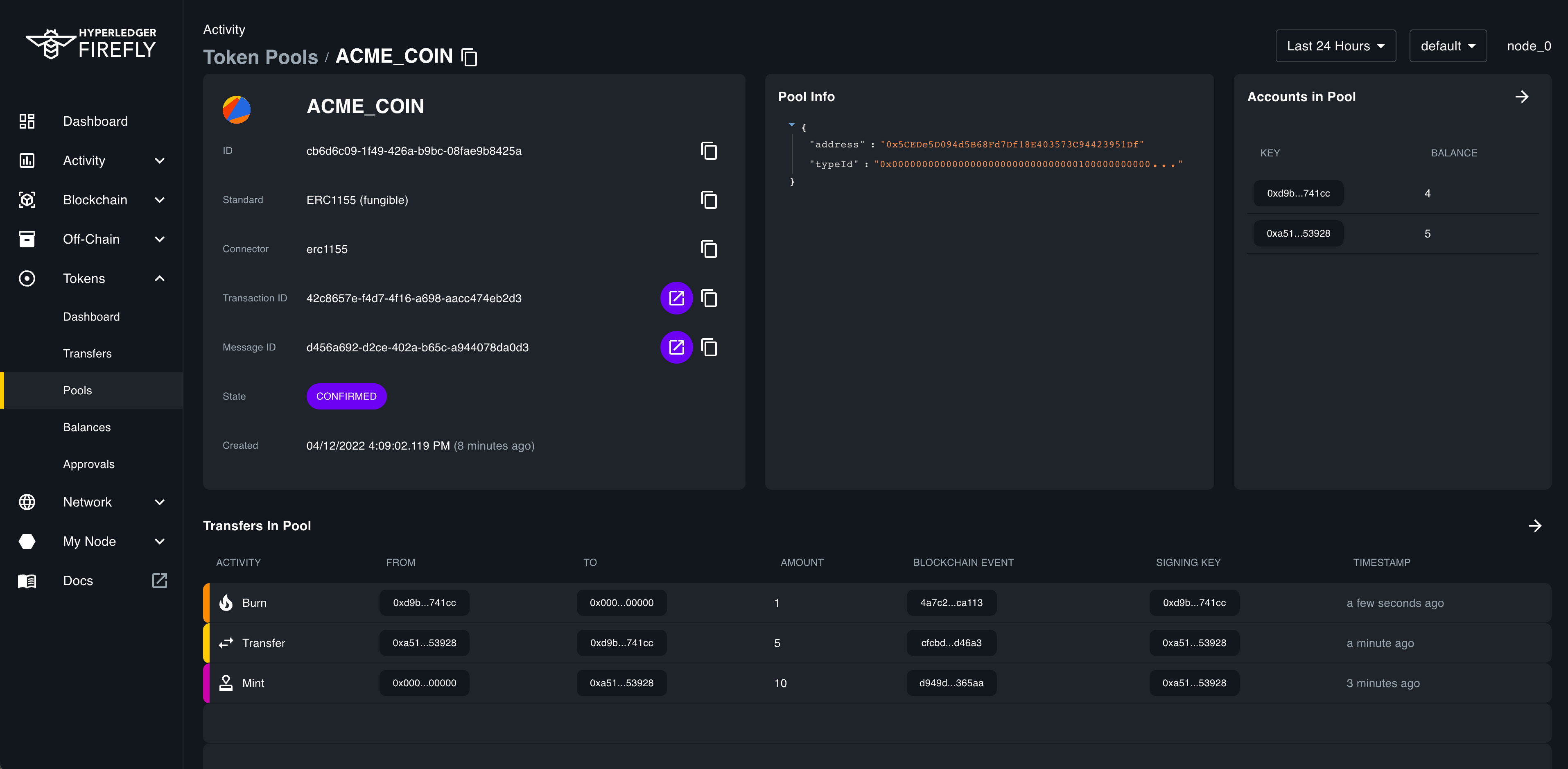 FireFly Token Pool