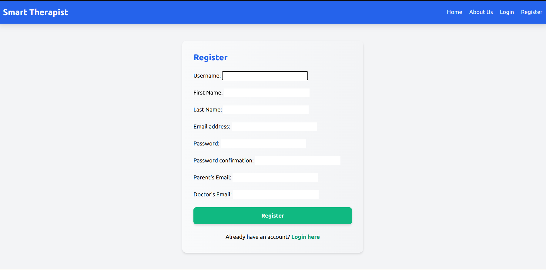 Register Page