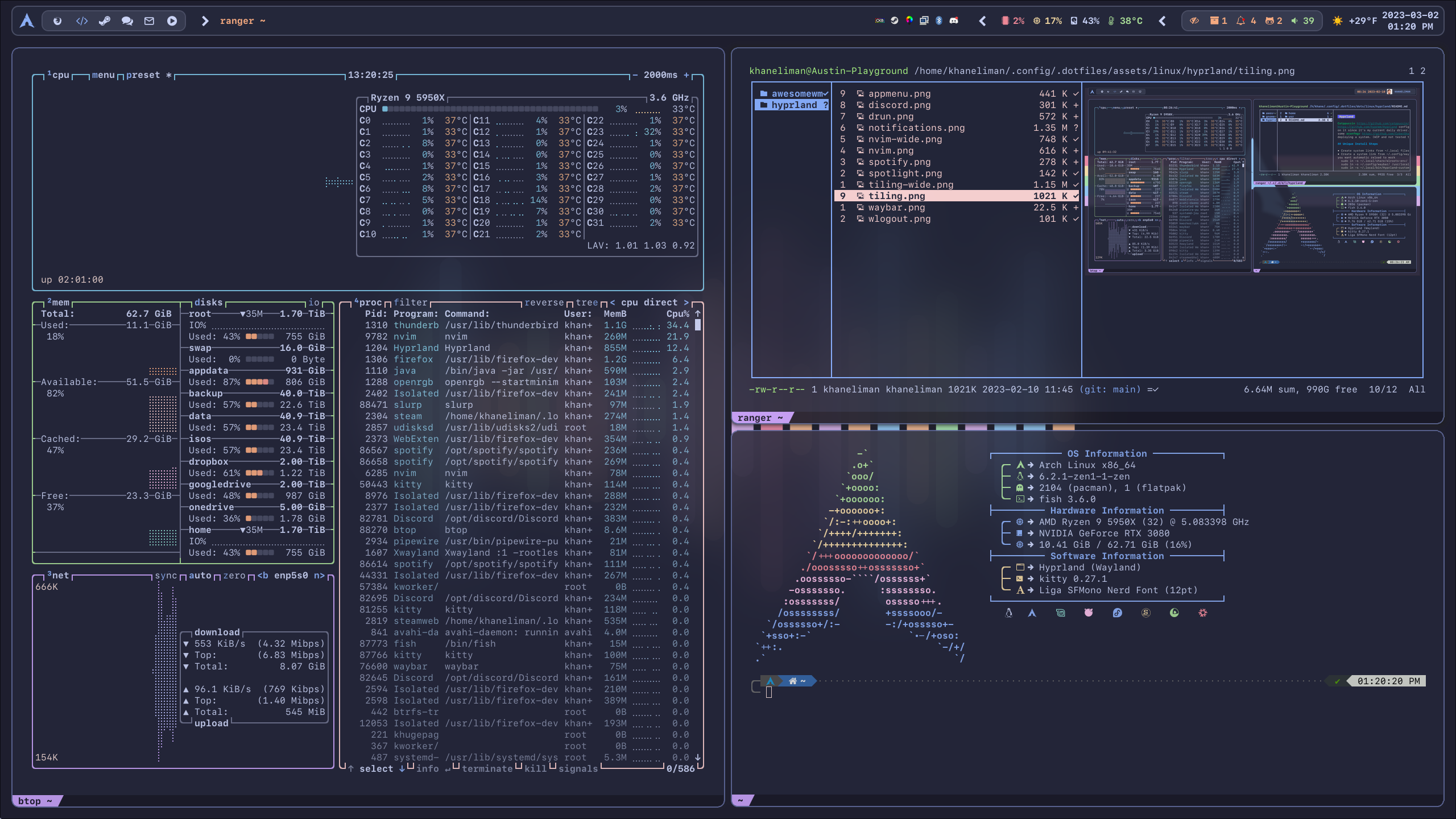 linux-hyprland-tiling