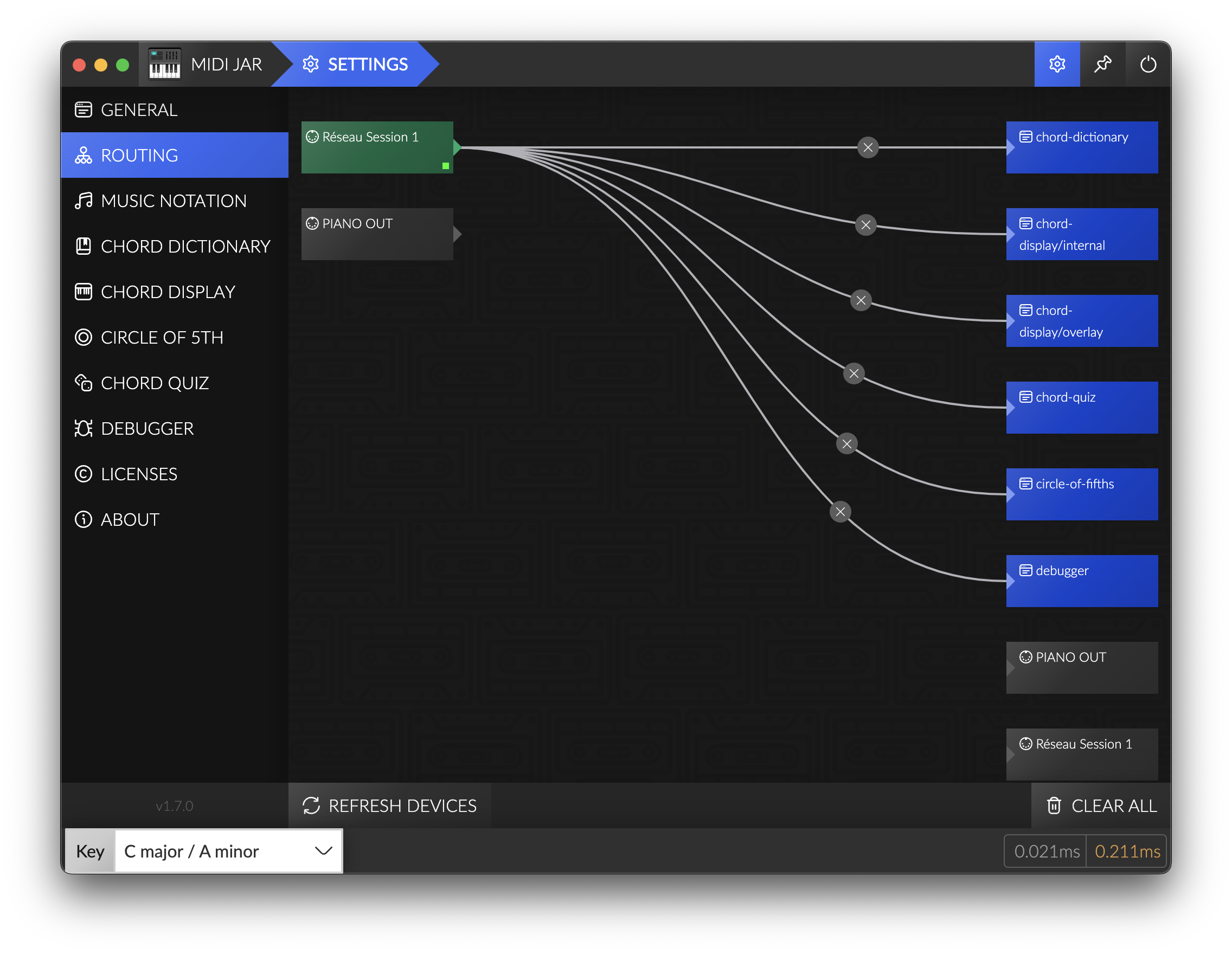 MIDI Jar Routing Example