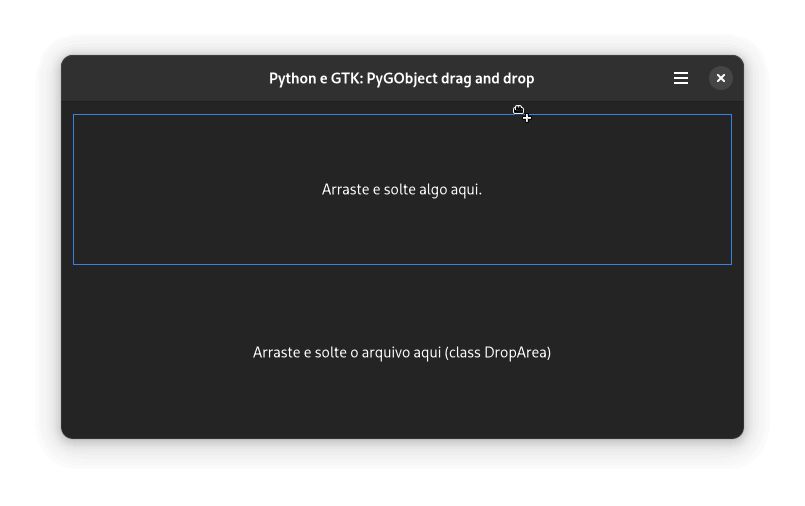 Gtk.Drag and drop