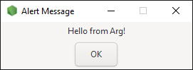 Alert Hello From Arg Windows Image