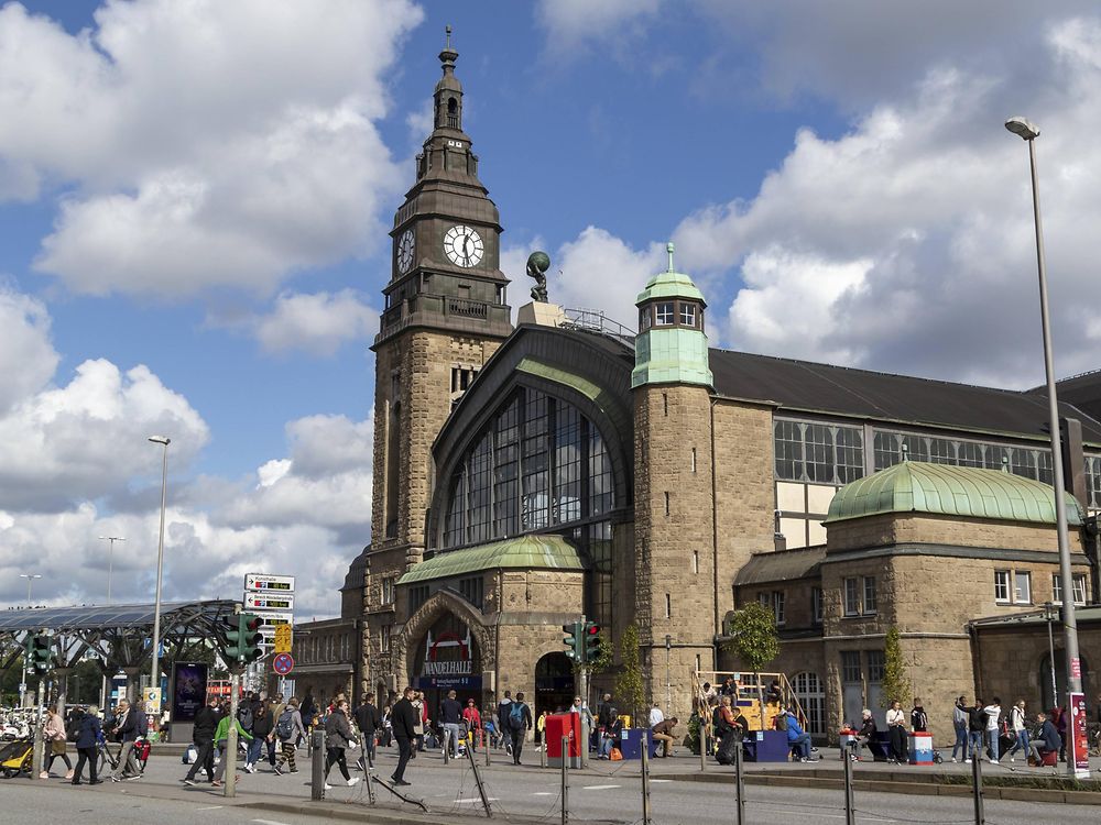 Ein Blick auf den Hamburger Hauptbahnhof