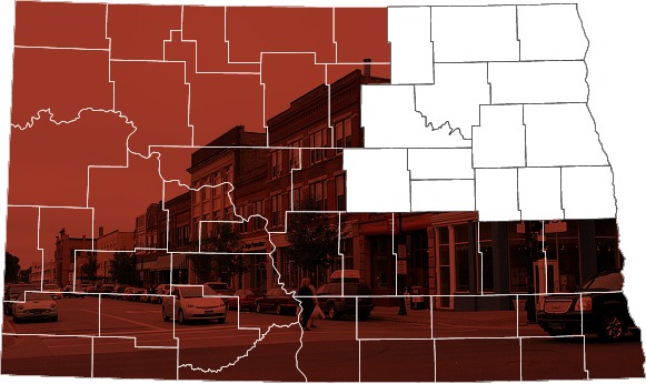 Map of Grandforks North Dakaota